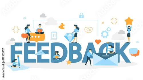Feedback concept animation