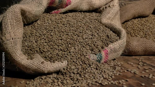 a bag of coffee