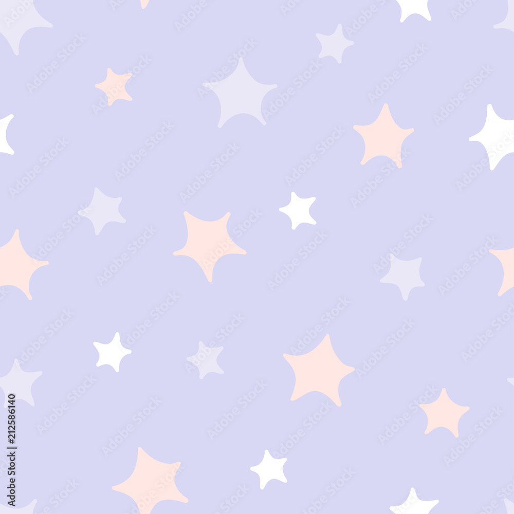 Cute stars seamless pattern. Cute stars seamless pattern.