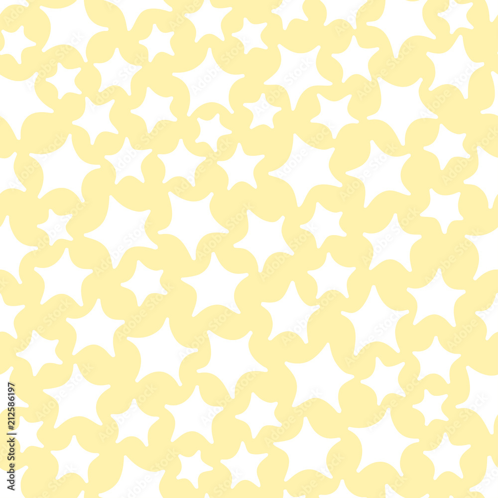 Cute stars seamless pattern. Cute stars seamless pattern.