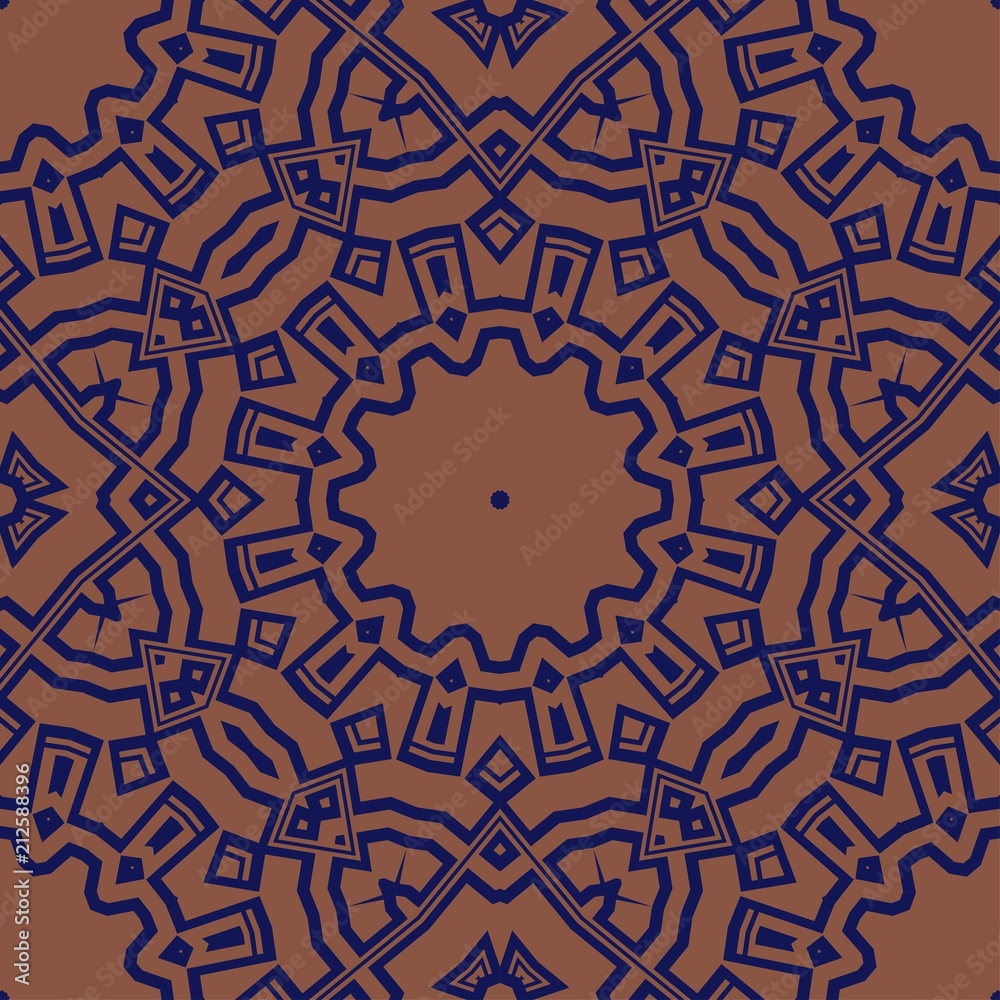 Fototapeta premium Super Beautiful round flower mandala. Vector illustration. Abstract