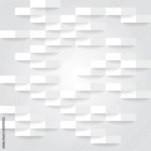 White brick block abstract texture background