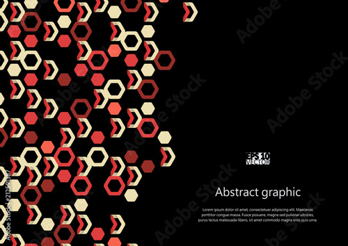 Abstract background with geometric pattern. Eps10 Vector illustration