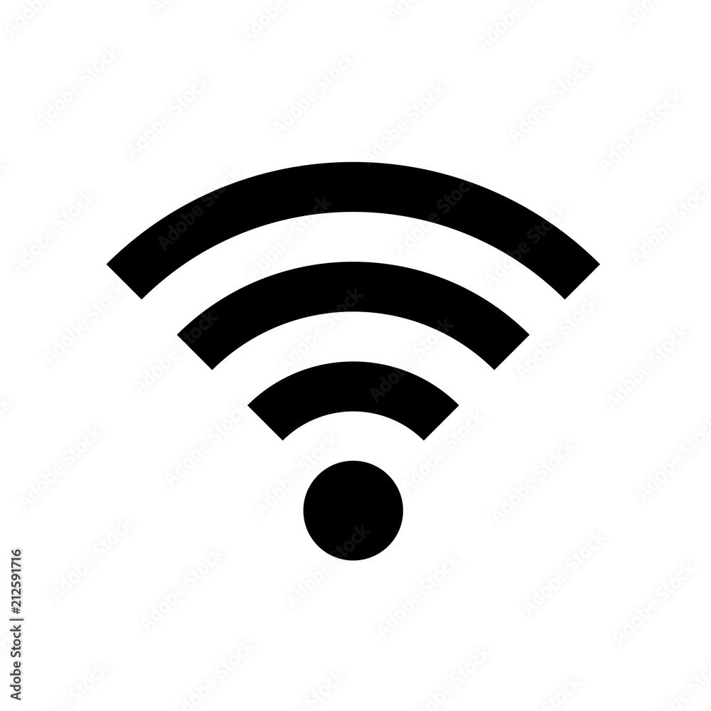 Vektor Wi-Fi Symbol Vektor Wi-Fi Symbol