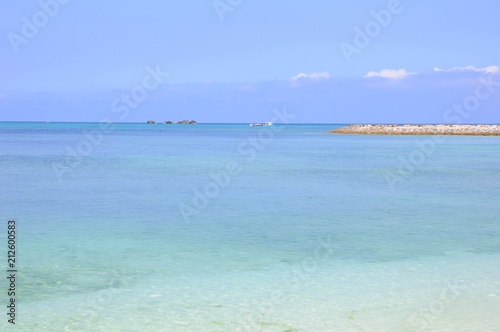 Beautiful Tropical Beach in Okinawa Island, Japan © YuanChieh