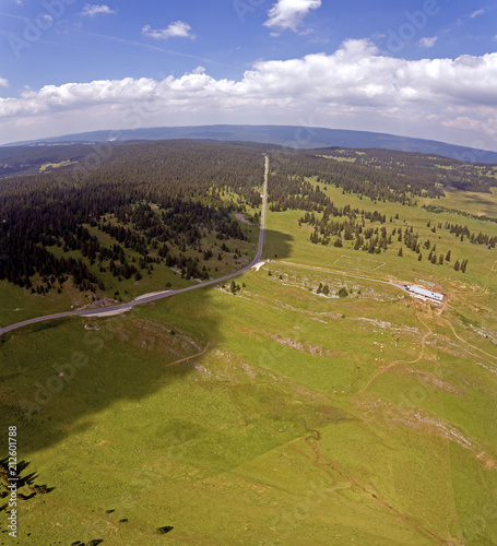 Col du Marchairuz (el. 1447 m.) is a high mountain pass in the Jura Mountains in the canton of Vaud in Switzerland.  It connects Le Brassus and Bière. photo