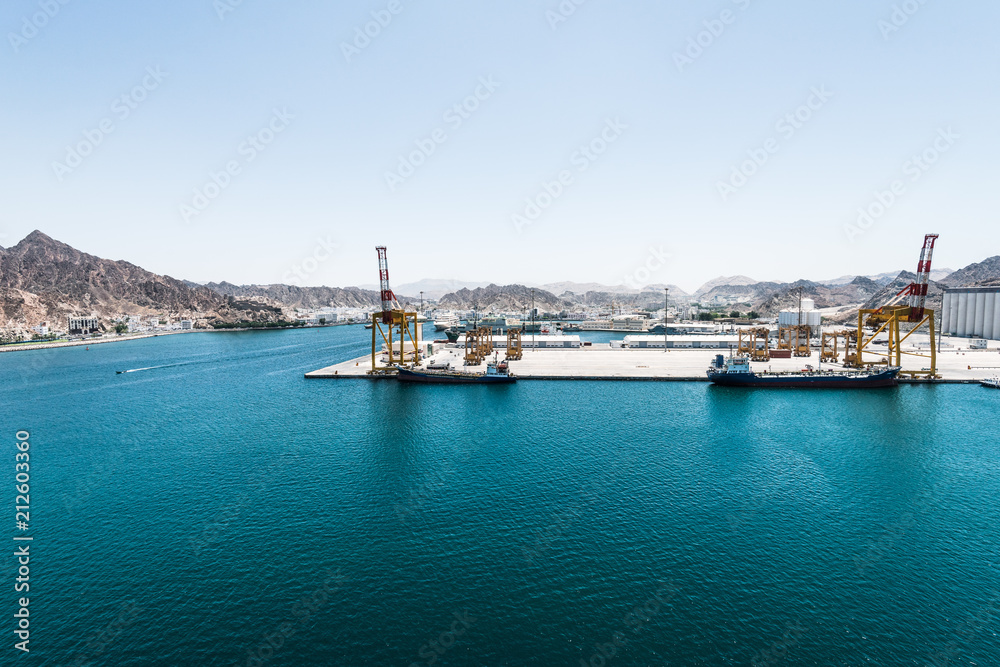 view of a contain port in Hashemite Kingdom of Jordan