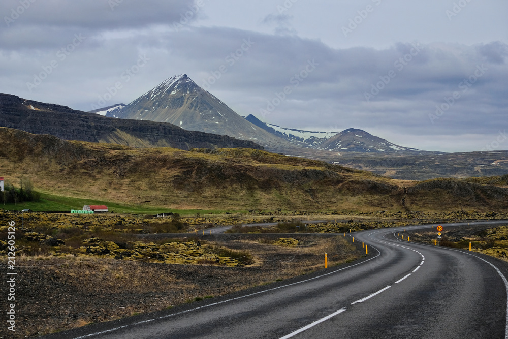 road in the west of iceland