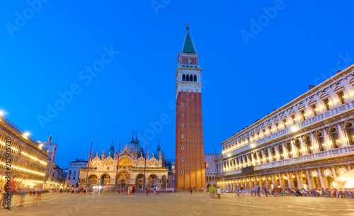 The Saint Mark's square in Venice