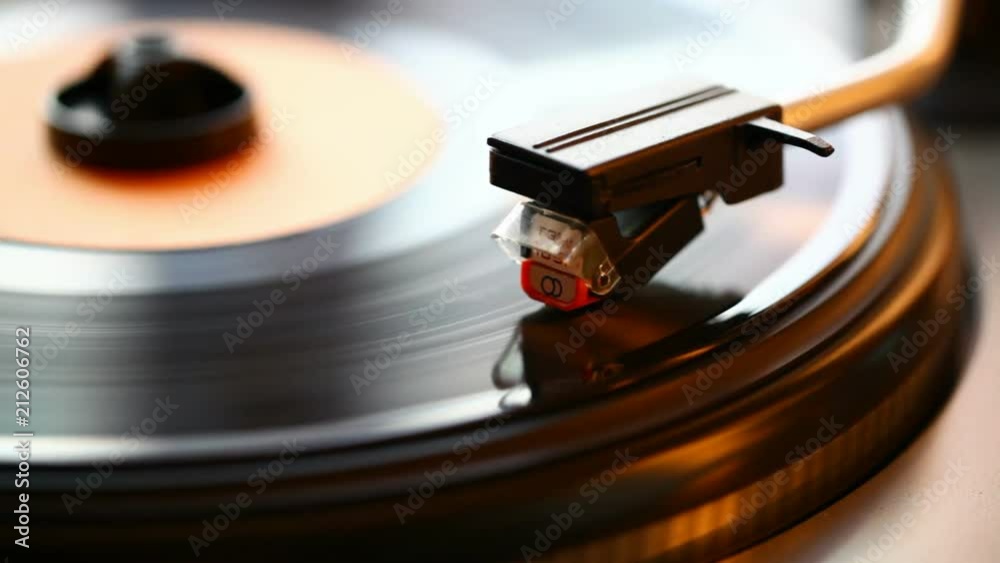 old vinyl player - turntable