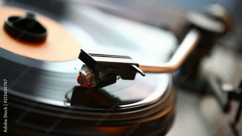 old vinyl player - turntable