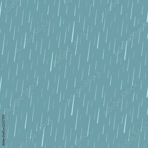Rain drops seamless pattern. Vector illustration