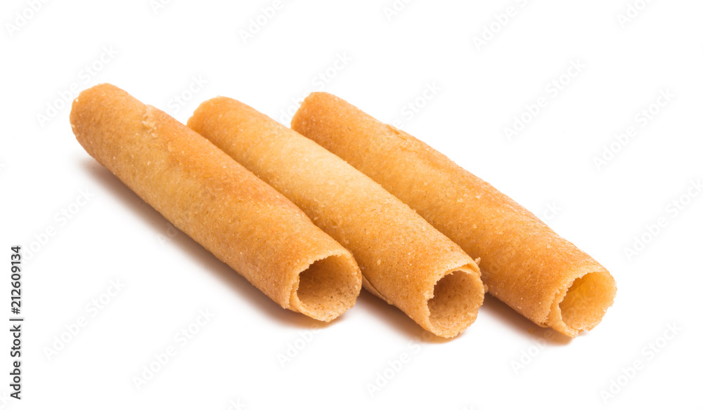 wafer rolls isolated wafer rolls isolated