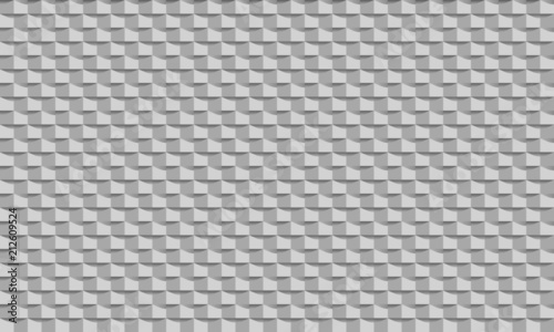 White Texture, Small Geometric Box Pattern, 3 D, Modern Background, vector template