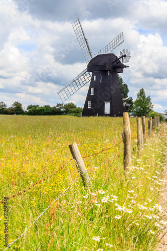 Canvastavla Lacey Green windmill