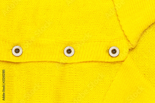 Button on yellow jersey