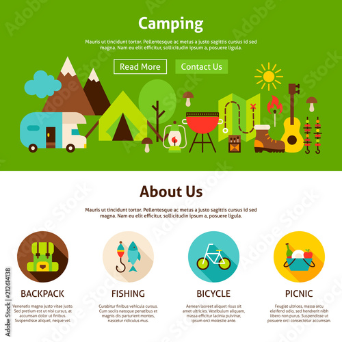 Camping Web Design