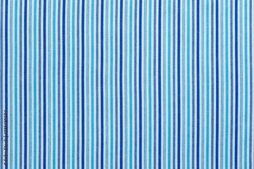 Blue and white stripes. Blue and white stripes.