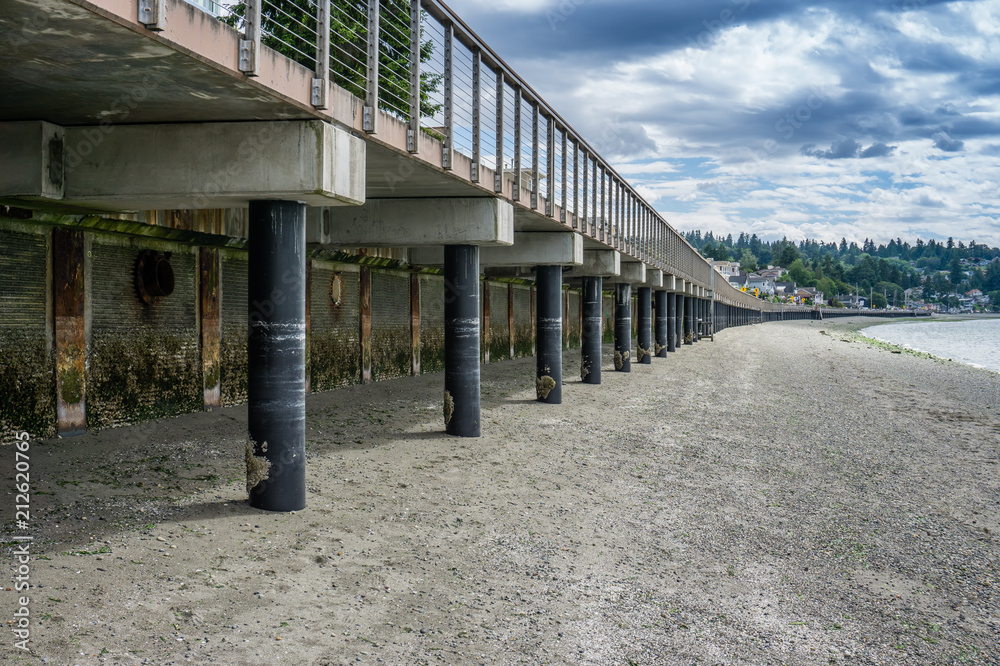 Boardwalk At Low Tide 5 Boardwalk At Low Tide 5