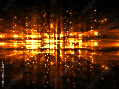 Fractal blur - abstract digitally generated image