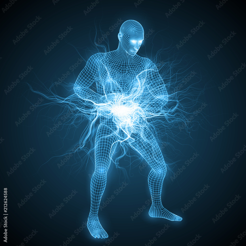 making tai chi spiritual energy ball Stock Vector Adobe Stock