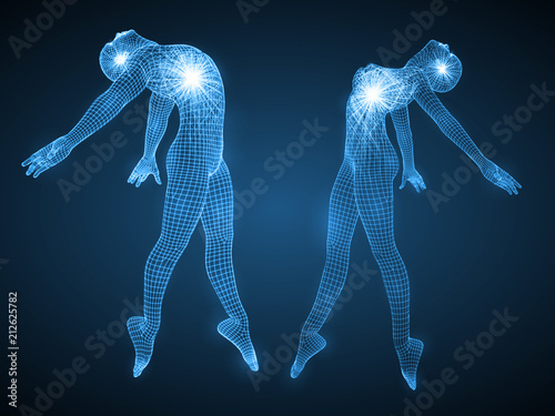 energy of the dancing man and woman.
