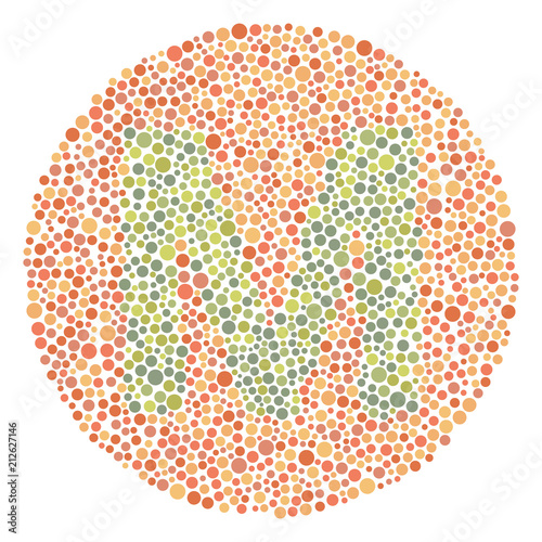 Red Green Color Blind Test Upper Letter M