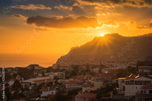 View from Pico dos Barcelos to the Funchal city, Madeira, Portugal © Artur Bociarski