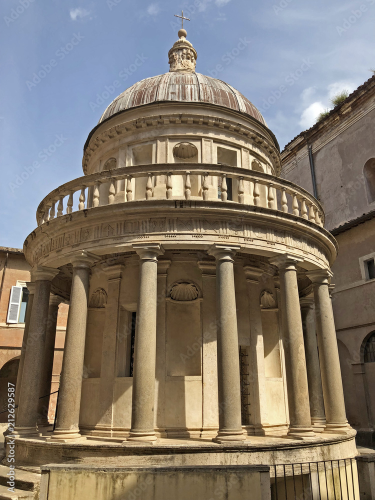Roma, il tempietto del Bramante in S. Pietro in Montorio