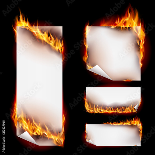 Fire banners