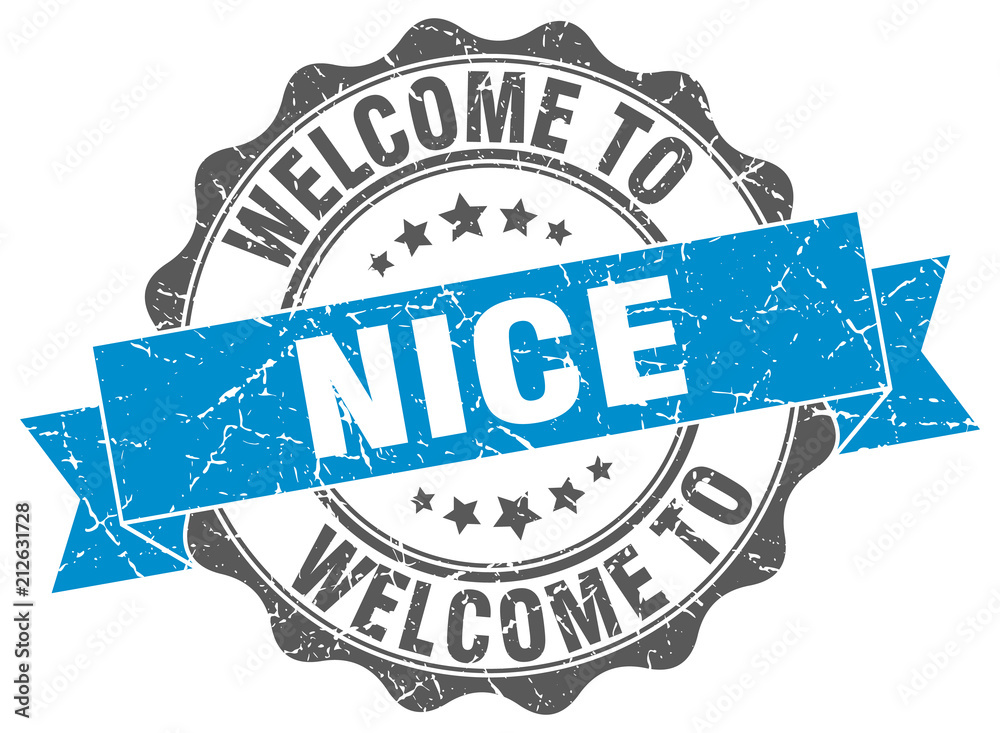 Obraz premium Nice round ribbon seal