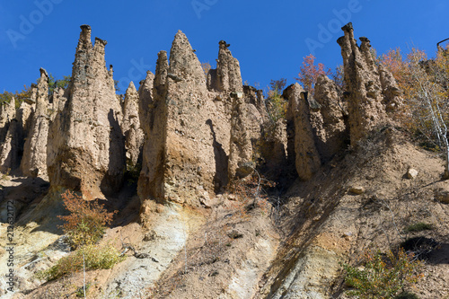 Autumn Landscape of Rock Formation Devil's town in Radan Mountain, Serbia