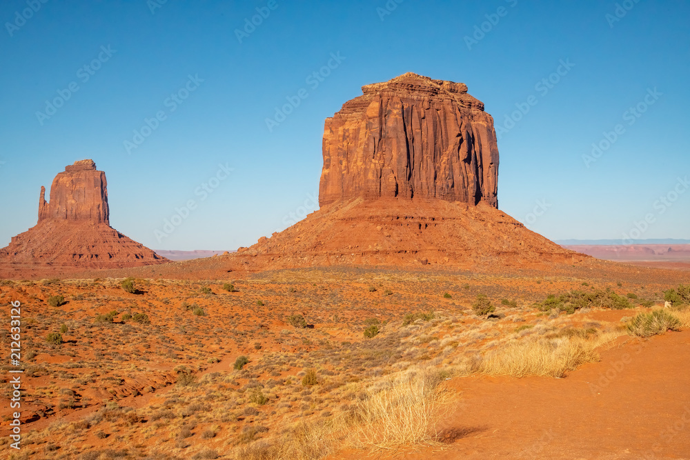 Monument Valley Buttes at sunset, USA Monument Valley Buttes at sunset, USA