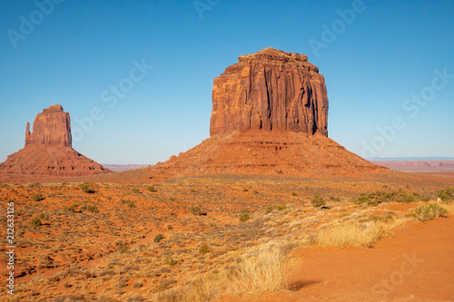 Monument Valley Buttes at sunset, USA