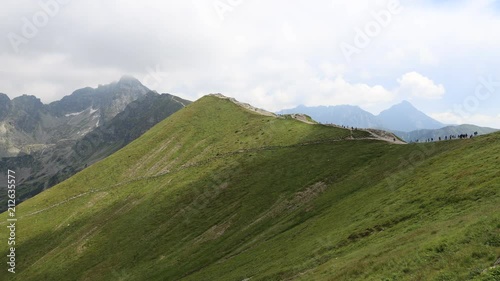 4K time lapse Zakopane moutains