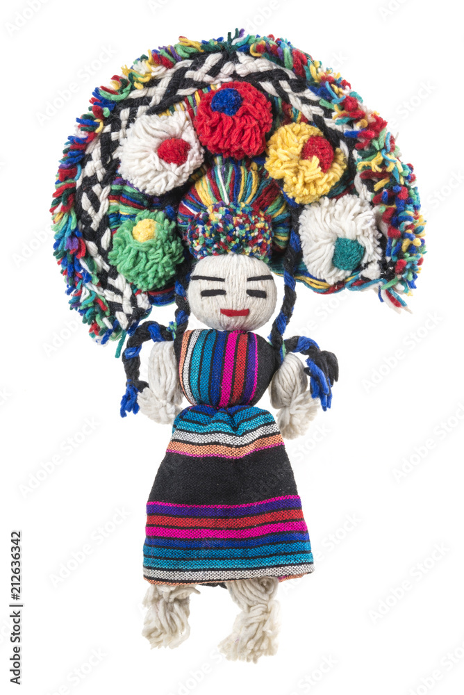 Mexican colorful doll. This doll represents the special 