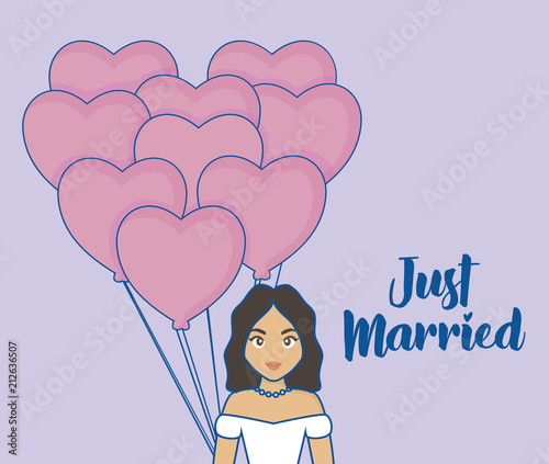 just married design