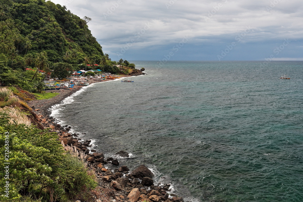 Coastal area facing the Sulu sea-Culipapa barangay. Hinoba-an town-Negros occidental-Philippines. 0488