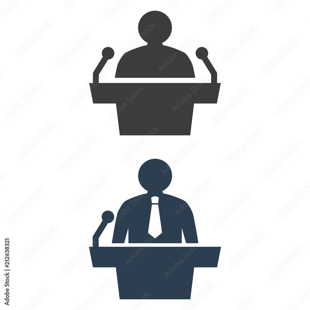 Speaker icon on white background. Speaker icon on white background.
