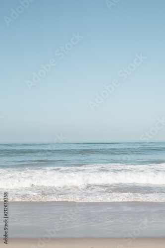 Beach in summer in California