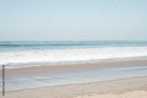 Beach in summer in California