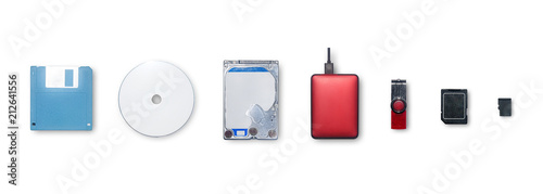 The devices use for storage information and transfer or backup data for isolated.