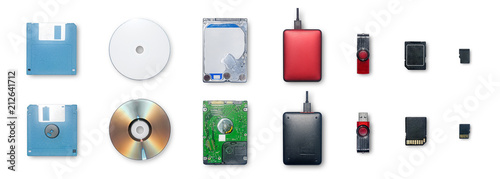 The devices use for storage information and transfer or backup data for isolated.