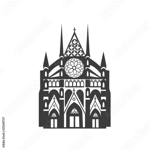 Vector icon of Westminster Abbey