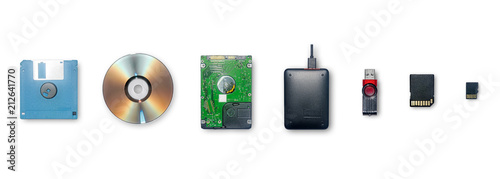 The devices use for storage information and transfer or backup data for isolated.