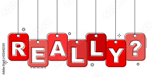 red flat line tag really