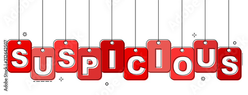 red flat line tag suspicious