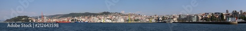 panorámica costera de la ciudad de Vigo en Galicia