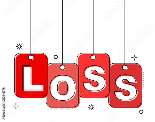 red flat line tag loss