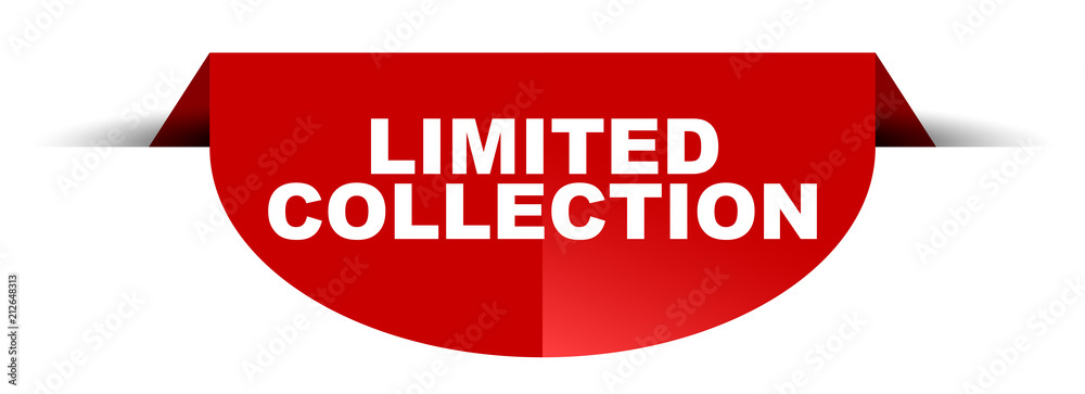 red vector round banner limited collection red vector round banner limited collection